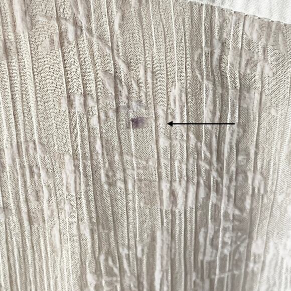 Andree by Unit White Floral Embroidery Tunic Top Sz XL Boho Cottagecore Romantic - Picture 11 of 12